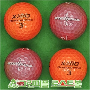 던롭 젝시오 리바운드 드라이브볼 컬러혼합 3피스 A-급 로스트볼 16개