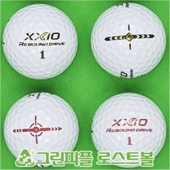 던롭 젝시오 리바운드 드라이브볼 3피스 B급 로스트볼 16개