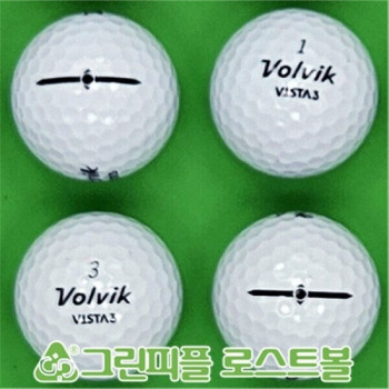 볼빅 비스타 쓰리 (VISTA3) 3피스 A급 로스트볼 16개