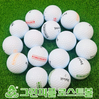 볼빅 맥스 스피드 엑스 플래그라인 2피스 A+급 로스트볼 16개
