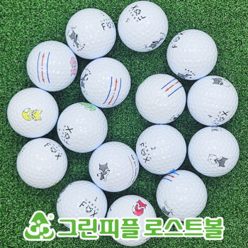어반폭스 트리플트랙 화이트 3피스 A+급 로스트볼 16개